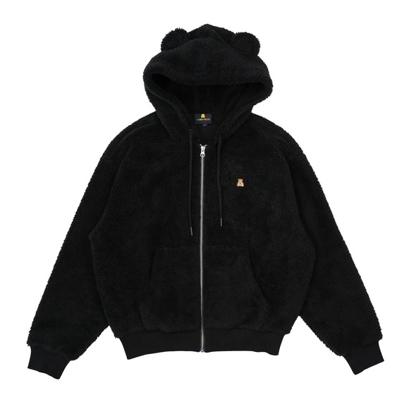 Teddy Fresh BEAR EAR SHERPA HOODED COAT - Picture 1 of 4